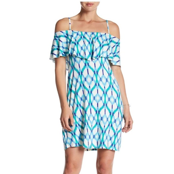 Tart Dresses & Skirts - Tart Tacita Women's Short ikat print casual Dress